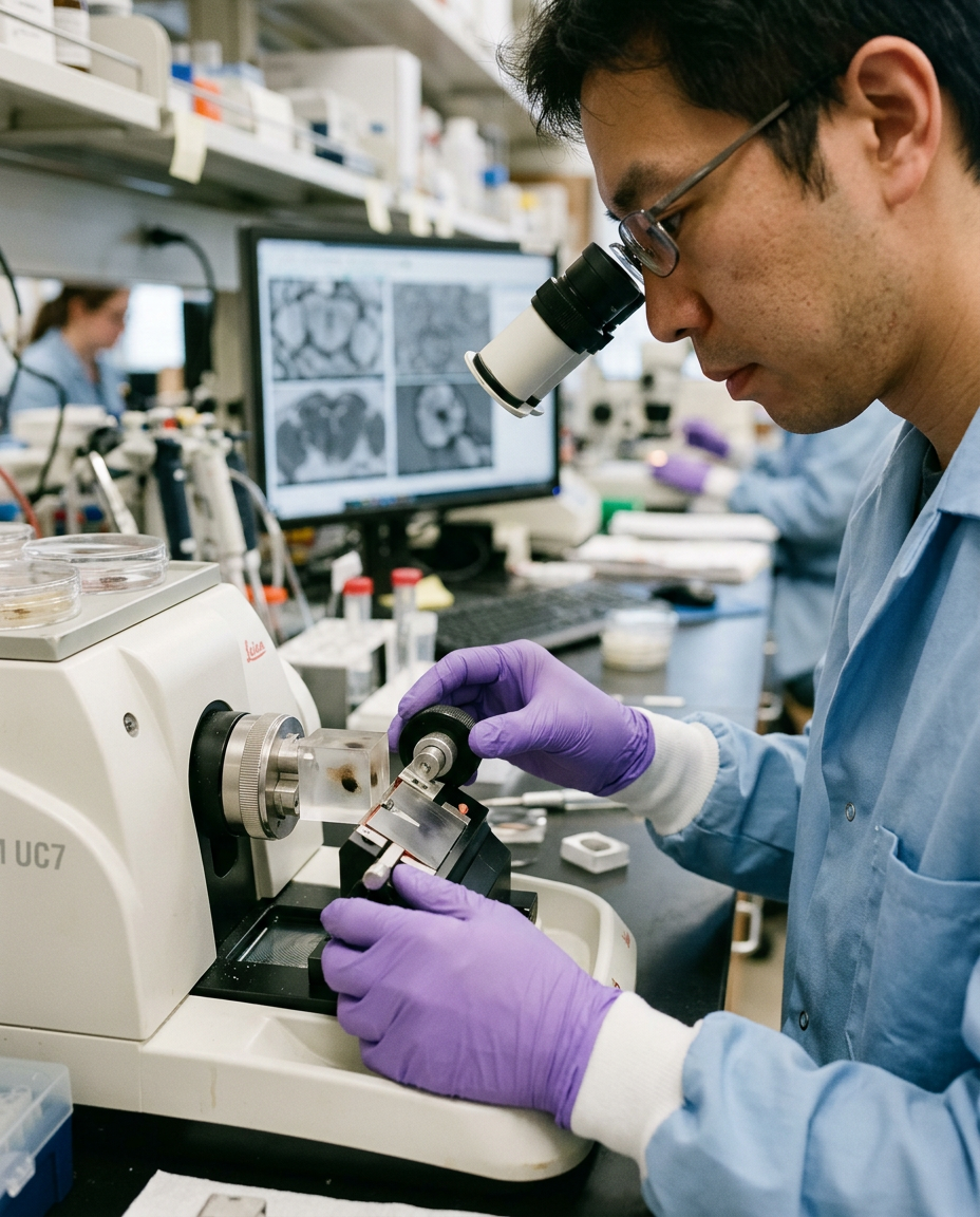 Slicing the brain for 3D views
